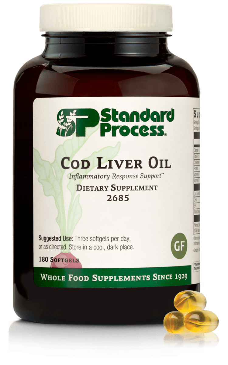 2685 Cod Liver Oil Front Softgel