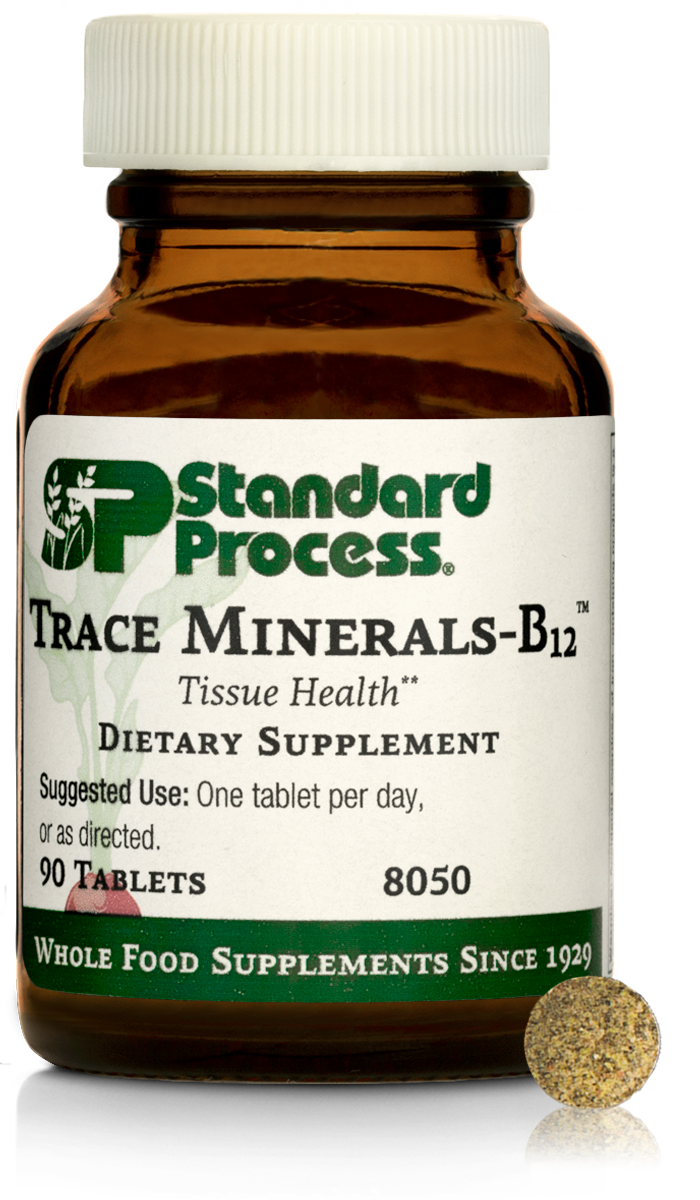 8050 Trace Minerals B12 Tablet Front