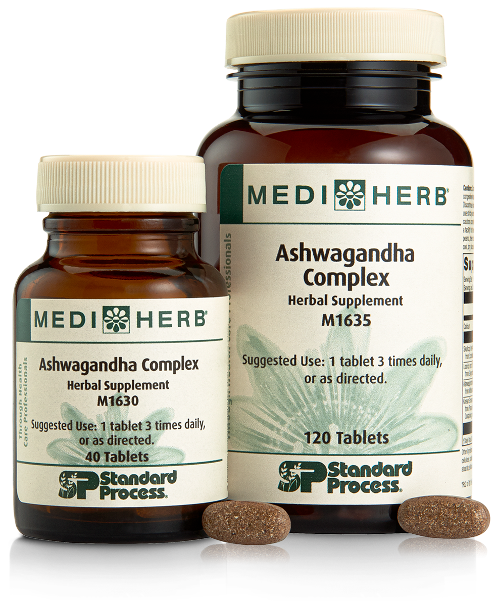 M1630 Ashwagandha Complex Bottle Tablet Family